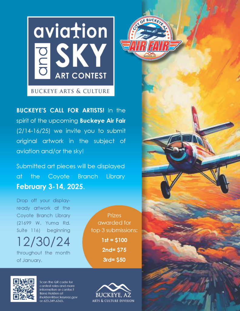 City of Buckeye AZ Air Fair Aviation and sky art contest